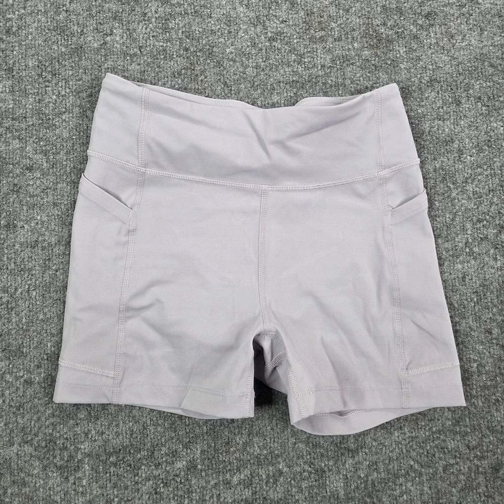 Outdoor Voices Biker Shorts Womens Small Purple 3